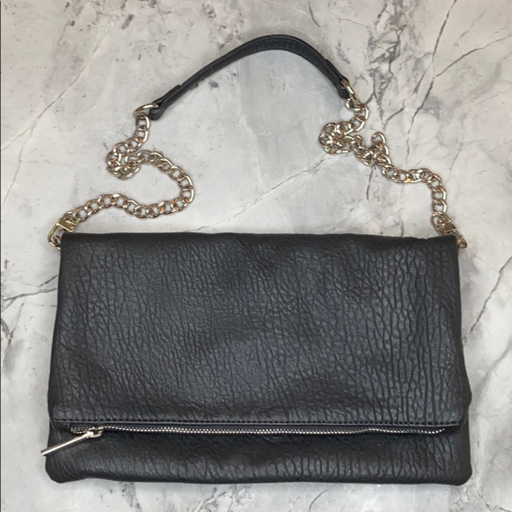 Black Shoulder Flap bag